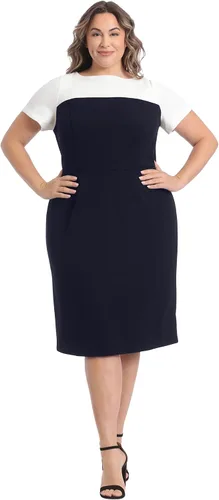 Vista 6 de London Times Funda con cuello bote para mujer