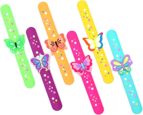Vista 12 de Pulseras de dinosaurio para adolescentes, recuerdos de fiesta, con temática de dinosaurios, bolsas de regalos (paquete de 6) para adolescentes