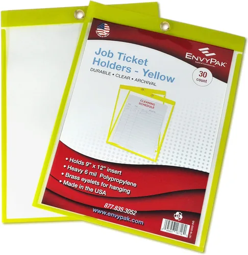 Vista 8 de Job soporte para boleto – Paquete de 30., Negro
