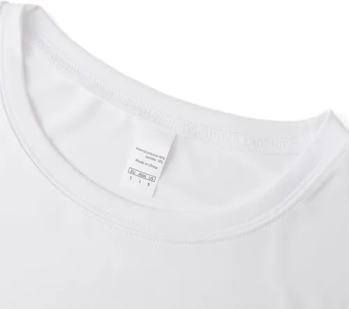 Vista 3 de LIBOSHENG Holster Camisa Hombres Oculto Llevar Compresión CCW Cuello Redondo Apretado Transpirable, Blanco