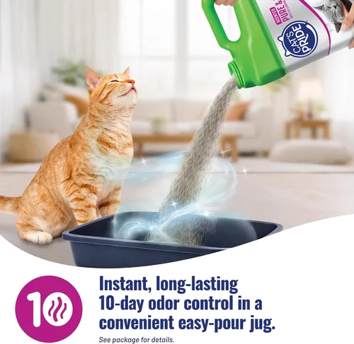 Vista 5 de Cat's Pride Arena aglutinante ligera de primera calidad: pura y fresca, hasta 10 días de potente control de olores, para varios gatos, perfumada, 10