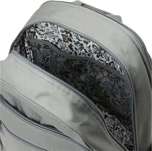 Vista 5 de Vera Bradley - Mochila Campus de algodón para mujer Galaxy Gray Algodón reciclado