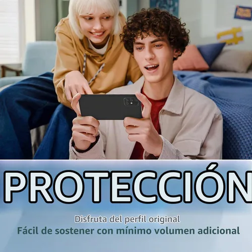 Vista 7 de Carcasa para Galaxy A71 5G (silicona suave TPU), color negro