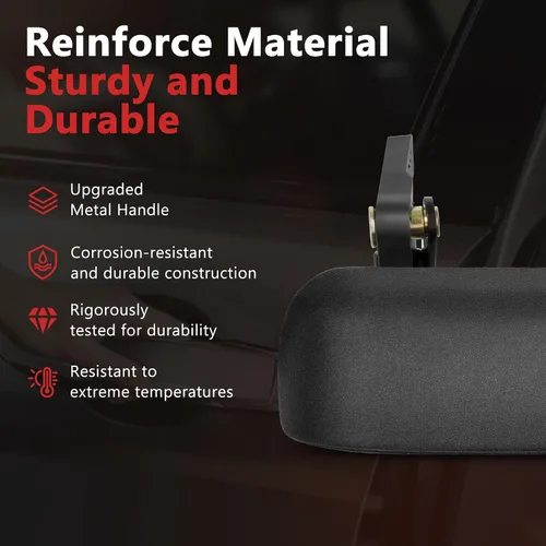 Vista 4 de HYR Manija de metal mejorada para portón trasero para Ford Ranger 1998-2011