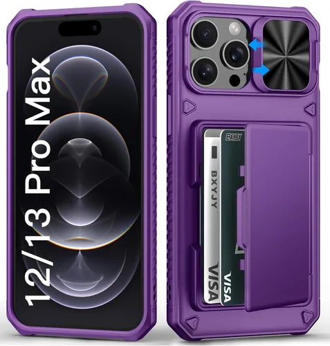 Vista 33 de BXYJY Funda tipo cartera para iPhone 15 Pro, tarjetero (4-5 tarjetas)