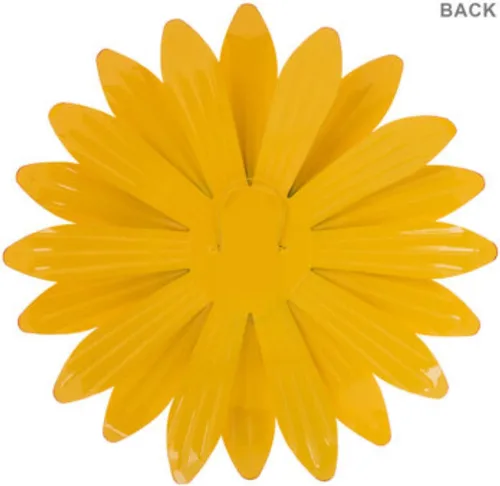 Vista 4 de Hobby Lobby Decoración de pared de metal de girasol amarillo para entrada o decoración del hogar