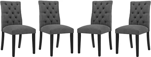 Vista 8 de Modway Juego de 2 sillas de comedor, 2 unidades, color azul