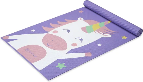 Vista 11 de Gaiam Tapete de Yoga para Niños, Tapete de Ejercicio, Yoga para Niños con Estampados Divertidos - Tiempo de Juego para Bebés, Niños Pequeños Activos