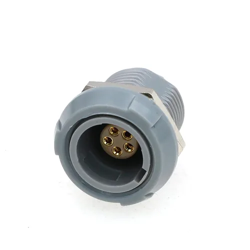 Vista 16 de 1P plástico PAG PKG enchufe enchufe Push Pull Auto bloqueo Hold Conector 2 Pin Plug macho para médico