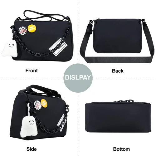Vista 6 de DOB SECHS Bolso bandolera pequeño para mujer, bolso de hombro