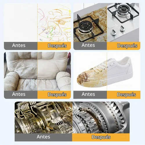 Vista 5 de Trendbox Paquete de 50 esponjas de melamina mágicas de limpieza en espuma de melamina a granel para platos, esponjas borradoras para limpieza