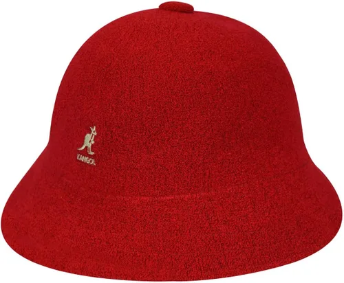 Vista 3 de Kangol Bermudas casuales para hombre y mujer Escarlata