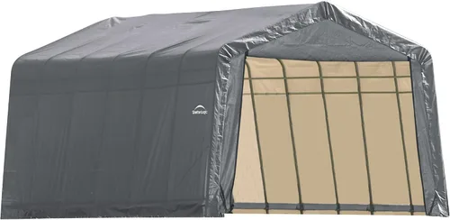 Vista 14 de 73432 carpa con estilo en punta ShelterLogic en gris, 12' x 20' x 10', Verde