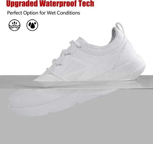 Vista 2 de ulogu Zapatos deportivos impermeables para mujer, cómodos, ligeros, antideslizantes, para caminar