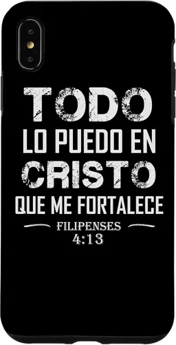 Vista 11 de Filipenses - Carcasa para iPhone 17 con texto en inglés "Todo Lo Puedo En Cristo