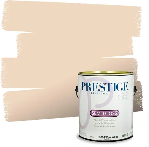 Vista 217 de PRESTIGE Pintura exterior e imprimación en uno, bronceado Aberdeen, plano, 1 galón