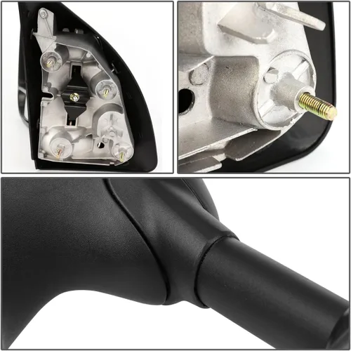 Vista 7 de DNA Motoring TWM-004-T222-CH - Par de espejos laterales telescópicos de ajuste manual compatibles con 99-07 F250 / F350 / F450 / F550 Super Duty