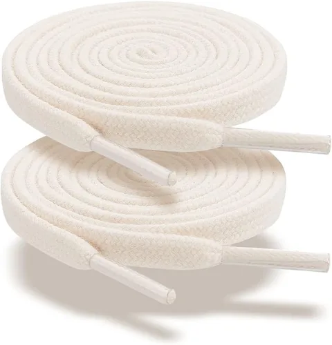 Vista 2 de ZHENTOR 2 pares de cordones para zapatos deportivos, cordones planos de 516 pulgadas de ancho, cuerdas de zapatos para tenis