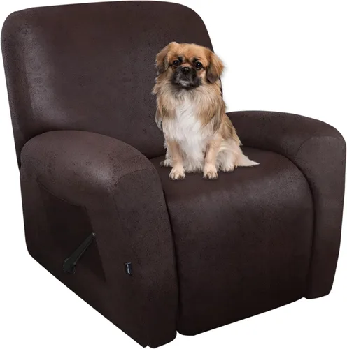 Vista 59 de ANARACHON Fundas para Sillas Reclinables Tipo Cuero, 4 Piezas Funda para Sillón Reclinable Lazy Boy, Protector de Muebles - Funda Suave Lavable