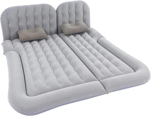 Vista 3 de Inflatable SUV Air Mattress with Electric Pump (Gray)