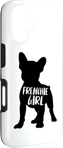Vista 3 de Funda para iPhone 17 con diseño de bulldog francés con diseño divertido de Frenchie Girl