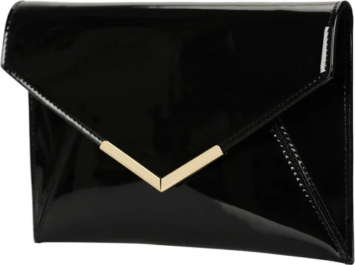 Vista 2 de Dexmay - Bolso de mano para mujer, de piel de charol, bolso de vestir plegable
