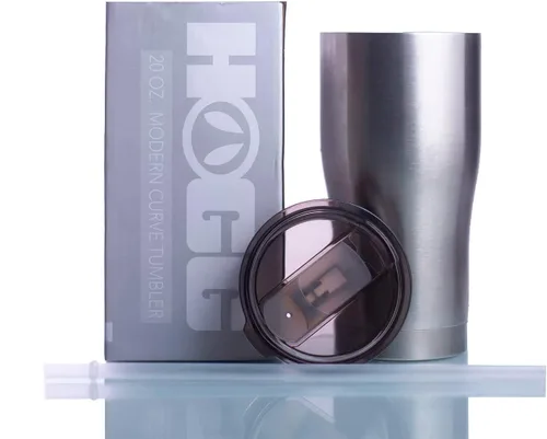 Vista 3 de Hogg Estuche moderno de 20 onzas para vasos curvos (paquete de 25) para bricolaje, personalizable, purpurina, epoxi, vasos a granel
