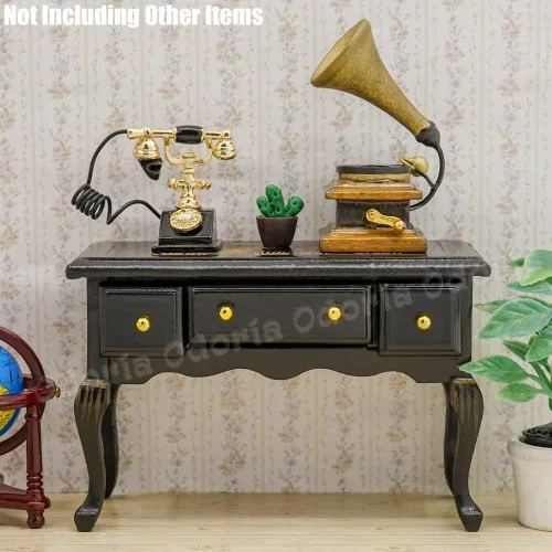 Vista 6 de Odoria Accesorios para muebles de casa de muñecas de escritorio en miniatura 1/12