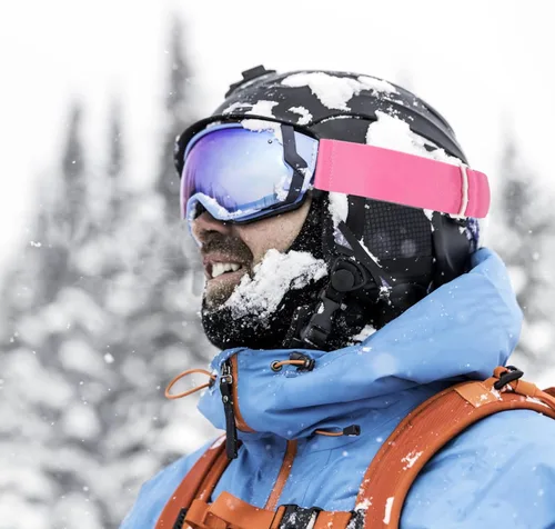 Vista 7 de VICASKY Gafas de esquí con correa de ojo de esquí, banda elástica, gafas de snowboard de doble correa, gafas de esquí, gafas de esquí, banda