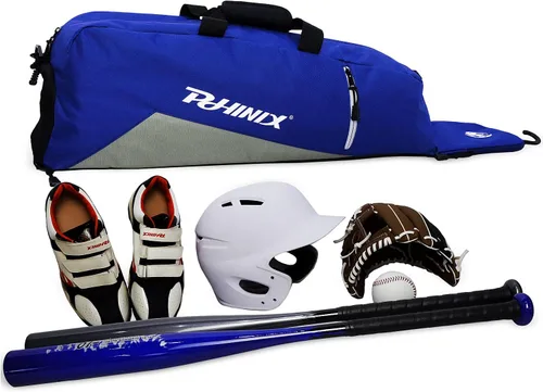 Vista 3 de PHINIX Bolsa de mano para béisbol T Ball - Sostiene bate, casco y guante