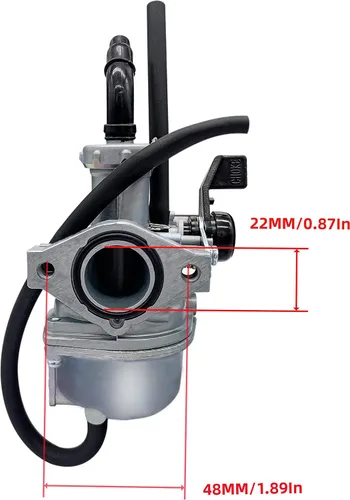 Vista 4 de Juego de Filtro de Aire de Carburador PZ22 de 22 mm para Motocicletas SSR CRF50 de 110 cc y 125 cc, Sunl Taotao Pit Bike ATV de Aniro Moto