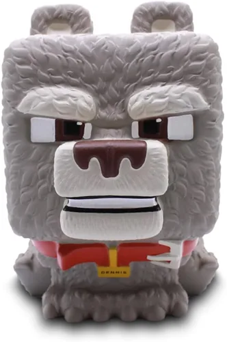 Vista 11 de Minecraft Mighty Mega Squishme (Abeja Cozie) Officially Licensed Minecraft Movie collectible. Soft slow-rise foam squishy, about 8 inches, with a