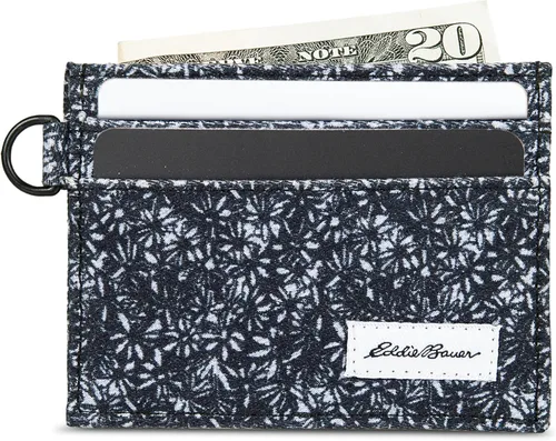 Vista 5 de Eddie Bauer Cartera para hombre con clip para dinero (disponible en lona de algodón o nailon Ripstop)