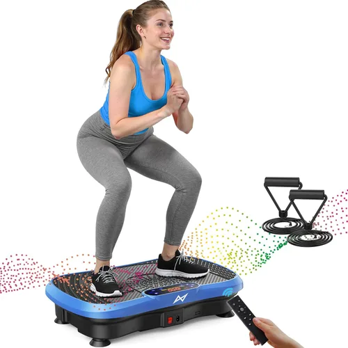 Vista 27 de AXV Vibration Plate Exercise Machine Fitness Platform Body Vibrating Board ARK.ROSA