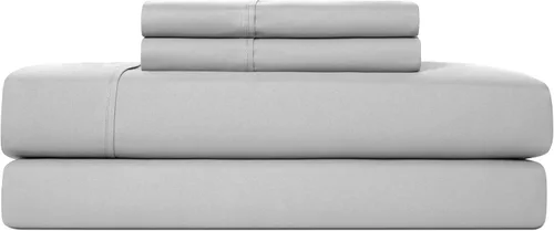 Vista 10 de Juego de sábanas tamaño individual XL de 4 piezas con 2 fundas de almohada envolventes, sábanas de microfibra suave de bolsillo profundo