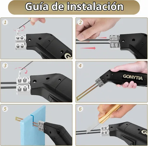 Vista 5 de Cortador de espuma de cuchillo caliente Cortador de cuerda Cortador
