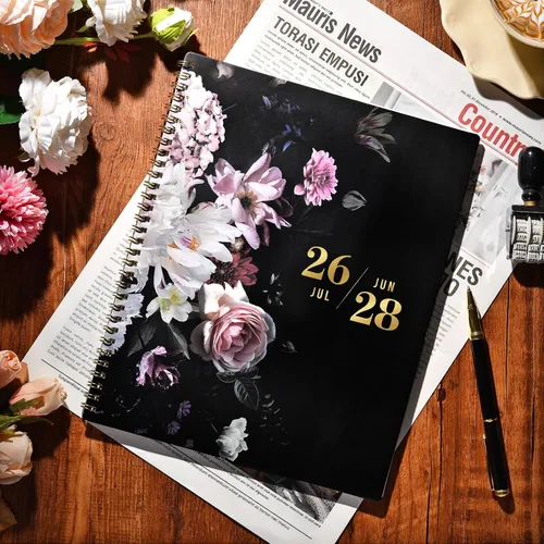 Vista 2 de Planificador Mensual 2026-2027 - Planificador de Calendario Mensual Grande 2026-2027, 9'' x 11'', enero 2026 - diciembre 2027, calendario de 2 años