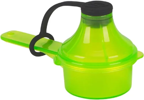 Vista 11 de 15 cc 1 cucharada 1/2 fl oz. 14.8 mL Cuchara de plástico de mango corto con embudo adjunto, cucharas medidoras para polvos, café, comida