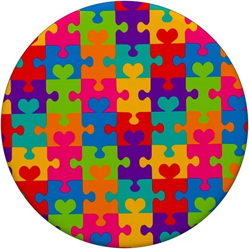 Vista 3 de Perfect Sensory Autistic Mamá Autismo Awareness Love PopSockets Swappable PopGrip