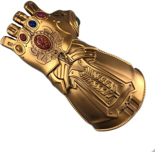 Vista 4 de FPOLAN Thanos Unlimited - Guantes infinitos de mano con imán extraíble LED luminoso, 3 modos de flash