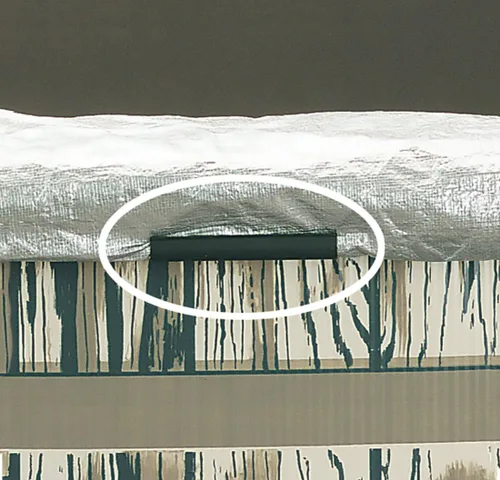 Vista 2 de Gladon CLJR5012B - Cubierta de piscina premium de 2 piezas con sistema de sujeción