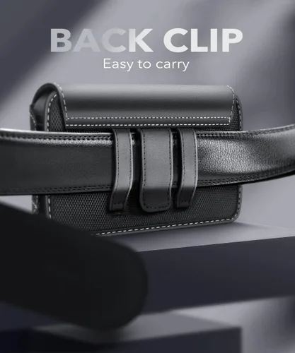 Vista 6 de SUPCASE Funda para Galaxy Z Fold 6 con clip para cinturón, protección contra caídas de grado militar, funda de piel resistente al desgaste para Z