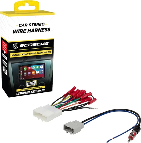Vista 5 de Scosche Adaptador de antena NAA2B para estéreo de automóvil compatible con vehículos Nissan y Subaru seleccionados 2007-2019 - Adaptador de antena