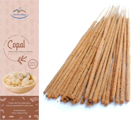 Vista 13 de Varillas de incienso de sangre de dragón – Incienso Masala tradicional hecho a mano – 40 a 50 varillas aprox.