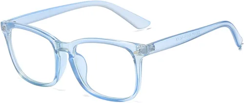 Vista 15 de EYLRIM Gafas de lente transparente con marco cuadrado sin receta