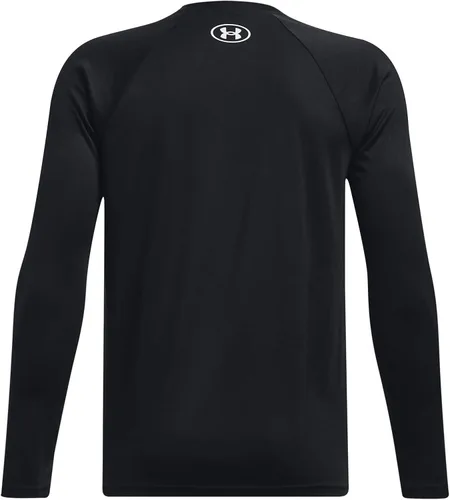 Vista 2 de Under Armour Manga larga con estampado híbrido Tech para niños