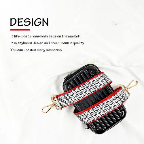 Vista 5 de Correa ajustable para bolso, correa ancha para bolso, correa de repuesto para bolso cruzado