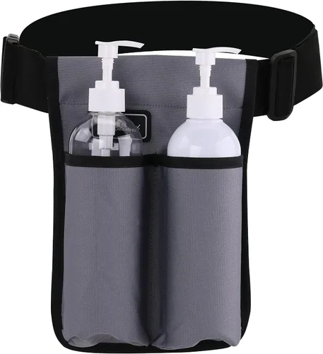 Vista 7 de Funda para botella de masaje, paquete de 2 botellas de aceite de masaje ajustables (verde, 1 botella)