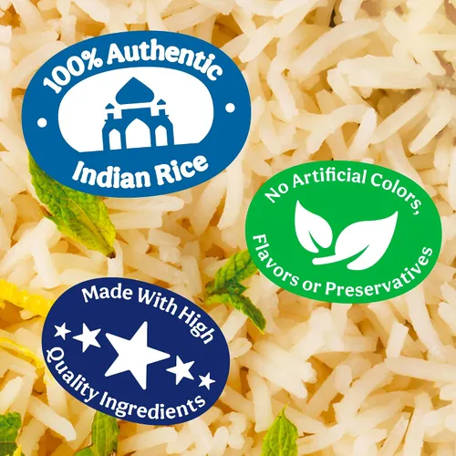 Vista 7 de BEN'S ORIGINAL Arroz Basmati Listo, Guarnición Fácil, Bolsa de 8.5 oz (Paquete de 6)