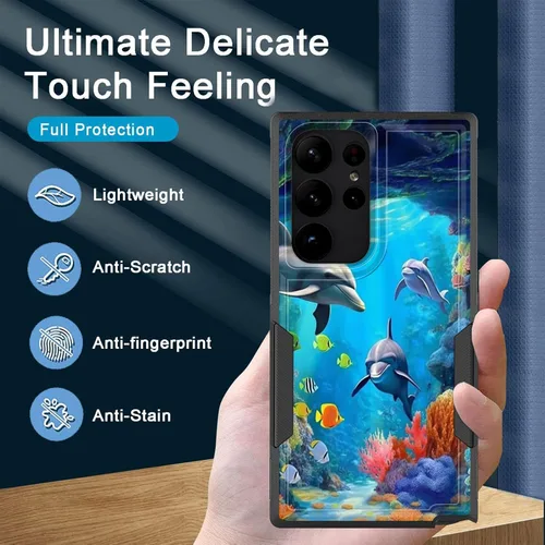 Vista 37 de Funda para Galaxy A14 5G, resistente de doble capa híbrida de policarbonato duro, goma suave, a prueba de golpes, funda protectora resistente